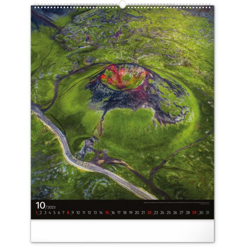 Nástěnný kalendář Energie 2023, 48 × 56 cm - obrázek