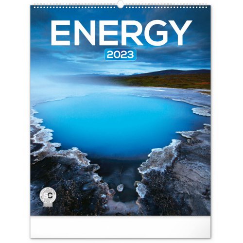 Nástěnný kalendář Energie 2023, 48 × 56 cm