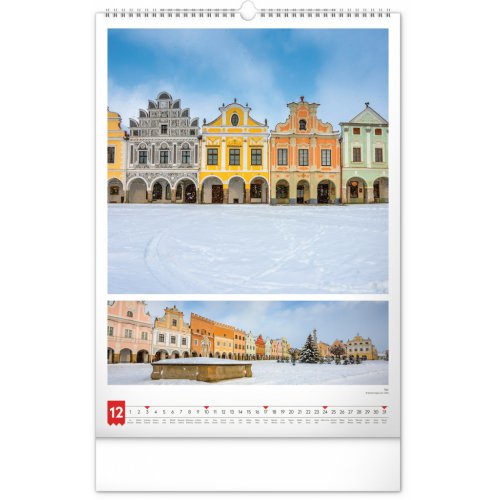 Nástěnný kalendář Má vlast 2023, 33 × 46 cm - obrázek
