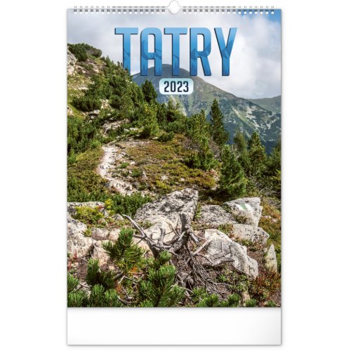 Nástenný kalendár Tatry 2023, 33 × 46 cm