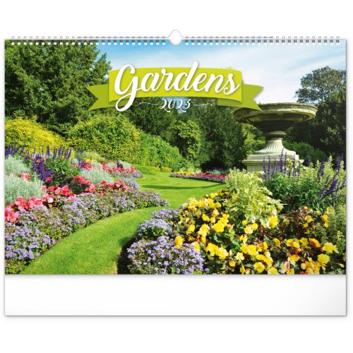 Nástěnný kalendář Zahrady 2023, 48 × 33 cm
