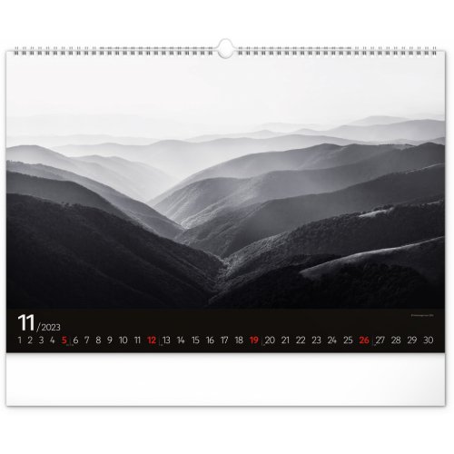 Nástěnný kalendář Snová krajina 2023, 48 × 33 cm - obrázek