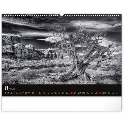 Nástěnný kalendář Snová krajina 2023, 48 × 33 cm - obrázek