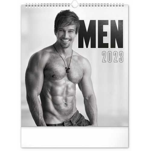Nástěnný kalendář Men 2023, 30 × 34 cm