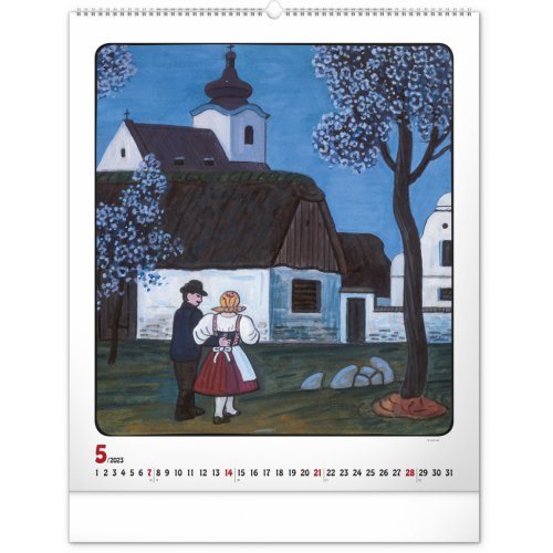 Nástěnný kalendář Josef Lada 2023, 48 × 56 cm - obrázek
