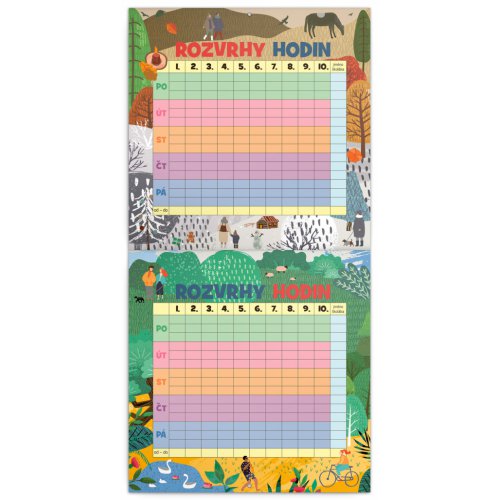 Rodinný plánovací kalendář 2023, 30 × 30 cm - obrázek