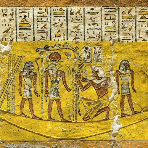 Poznámkový kalendář Umění starověkého Egypta 2023, 30 × 30 cm - obrázek