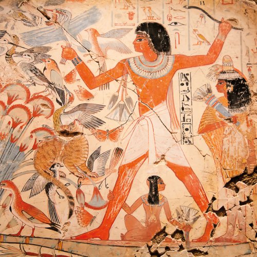 Poznámkový kalendář Umění starověkého Egypta 2023, 30 × 30 cm - obrázek