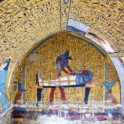 Poznámkový kalendář Umění starověkého Egypta 2023, 30 × 30 cm - obrázek