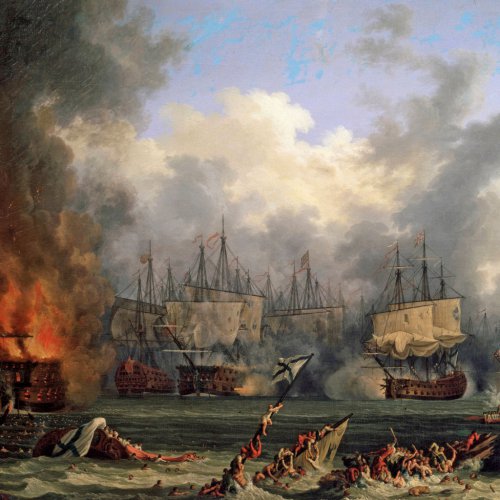 Poznámkový kalendář Bitevní lodě 2023, 30 × 30 cm - obrázek