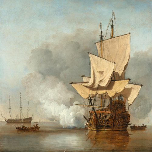 Poznámkový kalendář Bitevní lodě 2023, 30 × 30 cm - obrázek