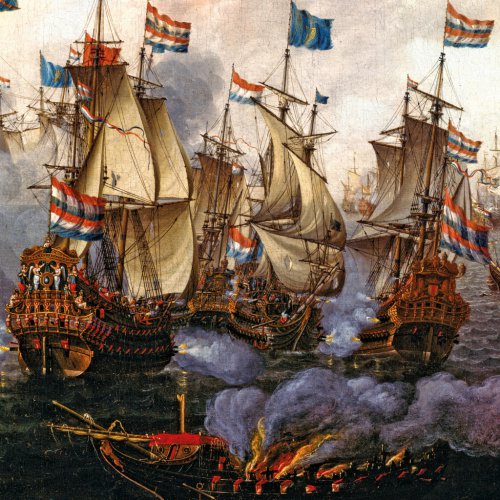 Poznámkový kalendář Bitevní lodě 2023, 30 × 30 cm - obrázek