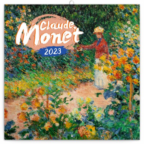 Poznámkový kalendář Claude Monet 2023, 30 × 30 cm