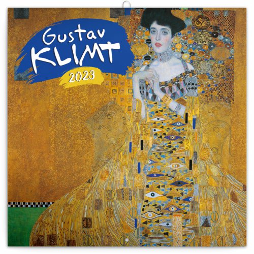 Poznámkový kalendář Gustav Klimt 2023, 30 × 30 cm