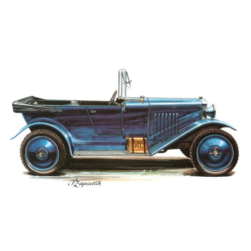 Poznámkový kalendář Classic Cars – Václav Zapadlík, 2023, 30 × 30 cm - obrázek