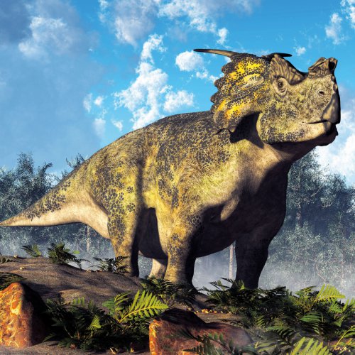 Poznámkový kalendář Dinosauři 2023, 30 × 30 cm - obrázek