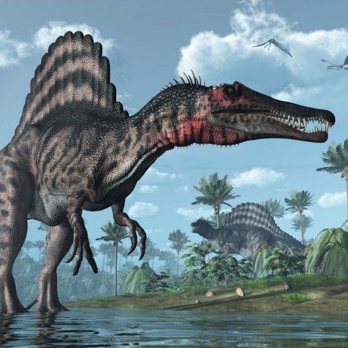Poznámkový kalendář Dinosauři 2023, 30 × 30 cm - obrázek