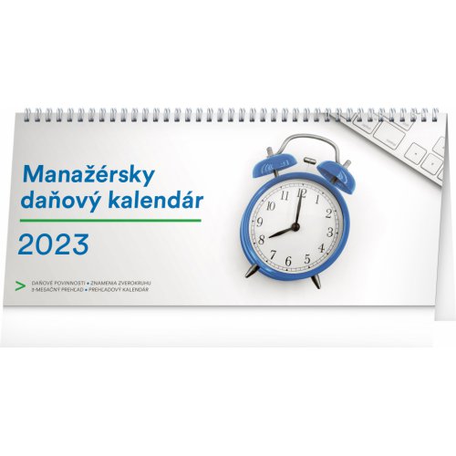 Stolový kalendár Manažérsky daňový 2023, 33 × 14,5 cm