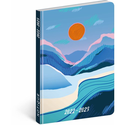 18měsíční diář Petito – Krajina 2022/2023, 11 × 17 cm