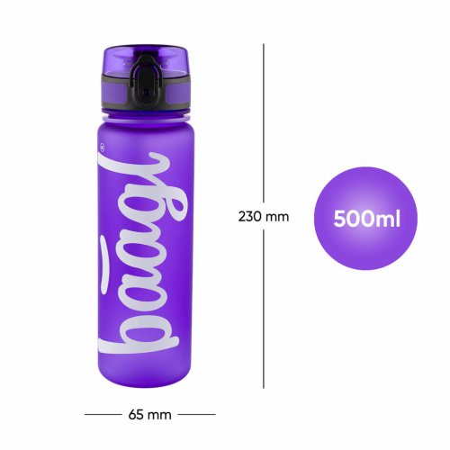 BAAGL Tritanová láhev na pití Logo fialová - obrázek