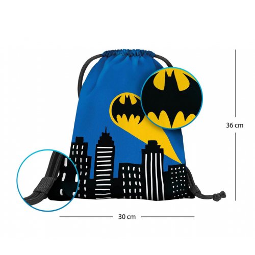 BAAGL Předškolní sáček Batman modrý - obrázek