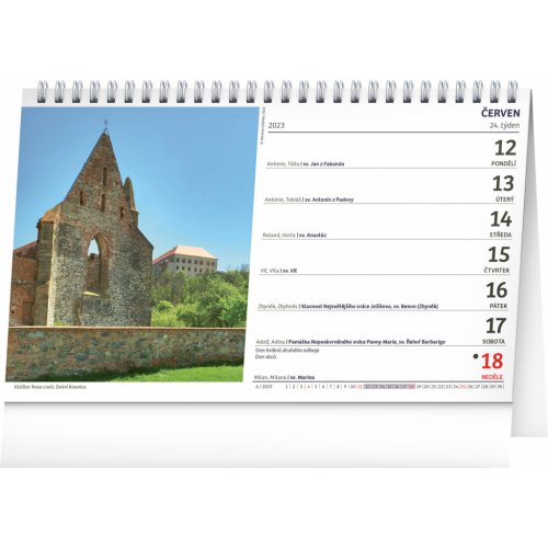 Stolní Katolický kalendář 2023, 23,1 × 14,5 cm - obrázek