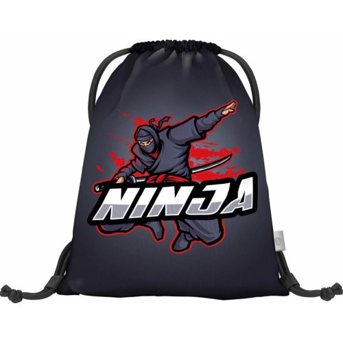 Školní set BAAGL 3 Ergo Ninja: aktovka, penál, sáček - obrázek