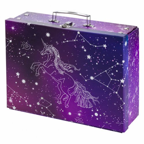 BAAGL Skládací školní kufřík Unicorn Universe
