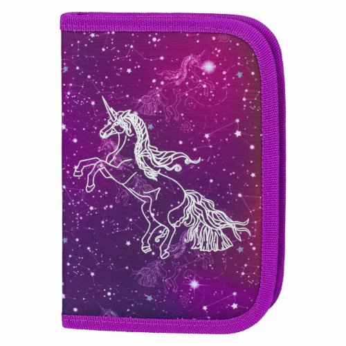 Školní set BAAGL 3 Zippy Unicorn Universe - Kreativ: aktovka, penál, sáček - obrázek