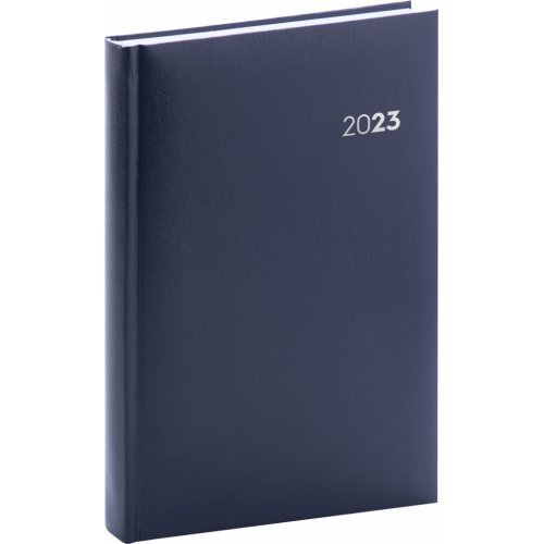 Denní diář Balacron 2023, tmavě modrý, 15 × 21 cm