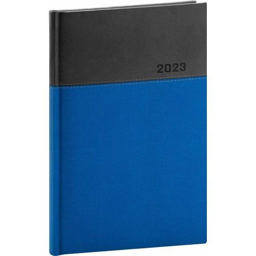 Týdenní diář Dado 2023, modročerný, 15 × 21 cm