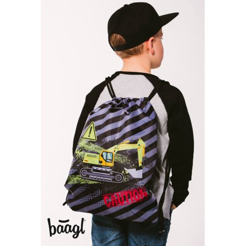 BAAGL SET 5 Ergo Bagr: aktovka, penál, sáček, desky, box - obrázek