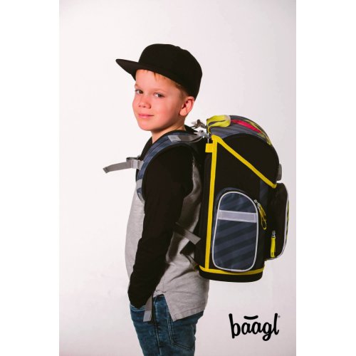 BAAGL SET 5 Ergo Bagr: aktovka, penál, sáček, desky, box - obrázek