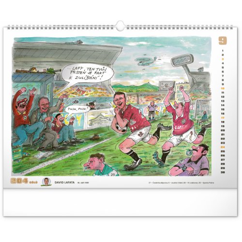 Nástěnný kalendář Když míří kanonýři 2023, 48 x 33 cm - obrázek