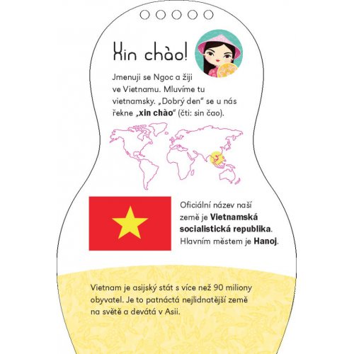 Oblékáme vietnamské panenky NGOC – Omalovánky - obrázek
