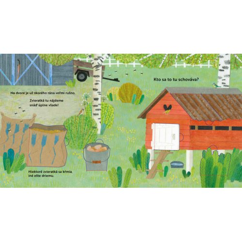 Kto sa to tu schováva? NA DVORE – Knižka s odklápacími okienkami - obrázek