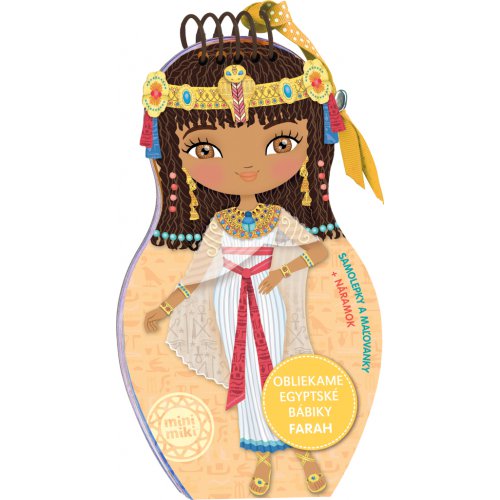 Obliekame egyptské bábiky FARAH – Maľovanky