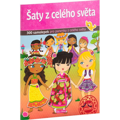 Šaty z celého světa - kniha samolepek