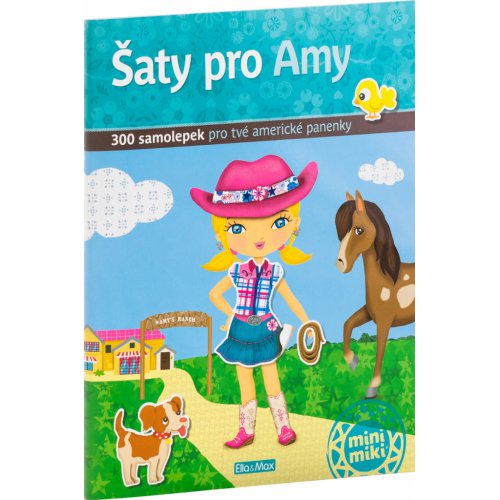 Šaty pro AMY - kniha samolepek