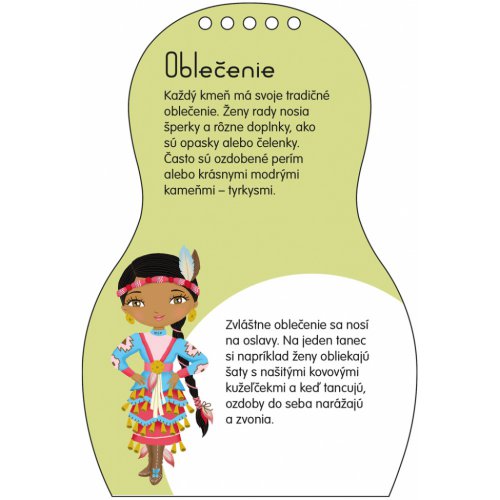 Obliekame indiánske bábiky APONI –  Maľovanky - obrázek