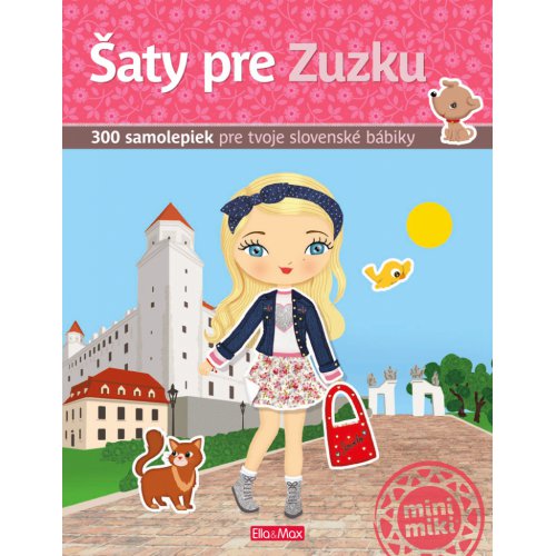 Šaty pre ZUZKU – Kniha samolepiek