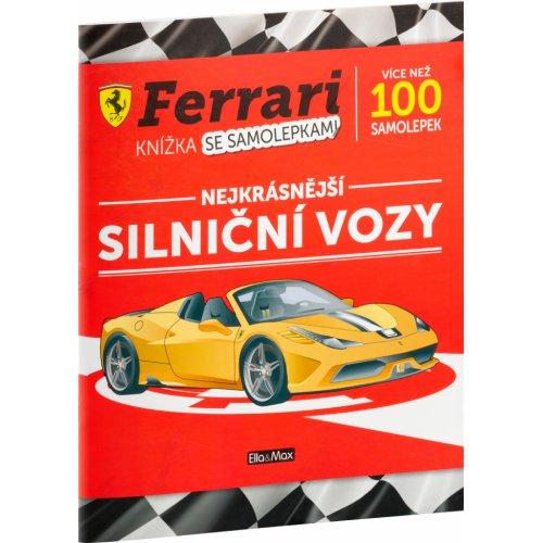 FERRARI, silniční vozy – Kniha samolepek