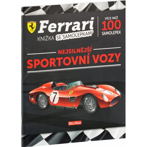 FERRARI, sportovní vozy – Kniha samolepek