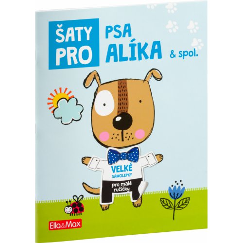 Šaty pro PSA ALÍKA – Kniha samolepek