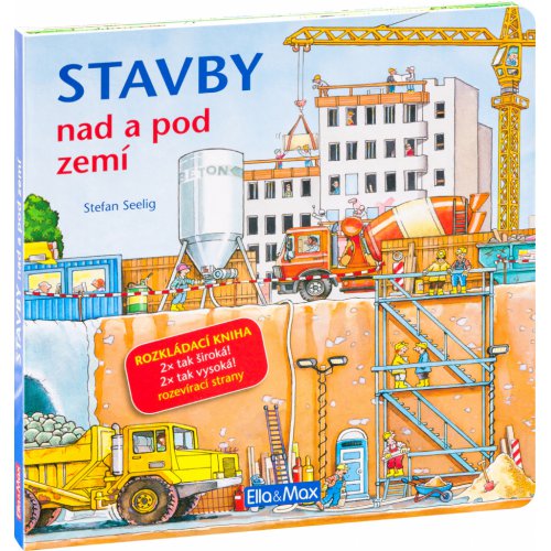 STAVBY NAD A POD ZEMÍ – Velkoformátová rozkládací kniha