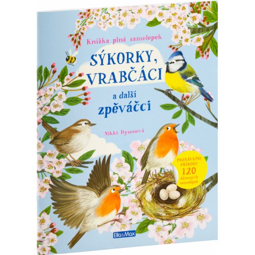 SÝKORKY, VRABČÁCI a další zpěváčci – Kniha samolepek