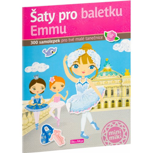 Šaty pro baletku EMMU – Kniha samolepek