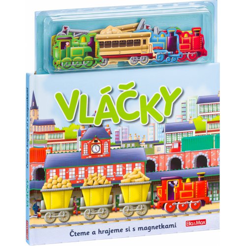 VLÁČKY - Knížka s magnetkami