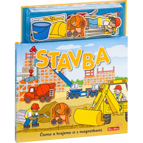 STAVBA - Knížka s magnetkami