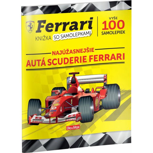 FERRARI, autá Scuderie – Kniha samolepiek